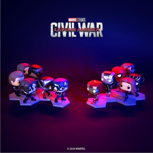 New Funko Pop! Marvel: Captain America: Civil War Build A Scene - Falcon, - Picture 5 of 12